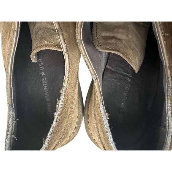 John Varvatos gray suede lace up shoes Size 11 - Picture 6 of 8